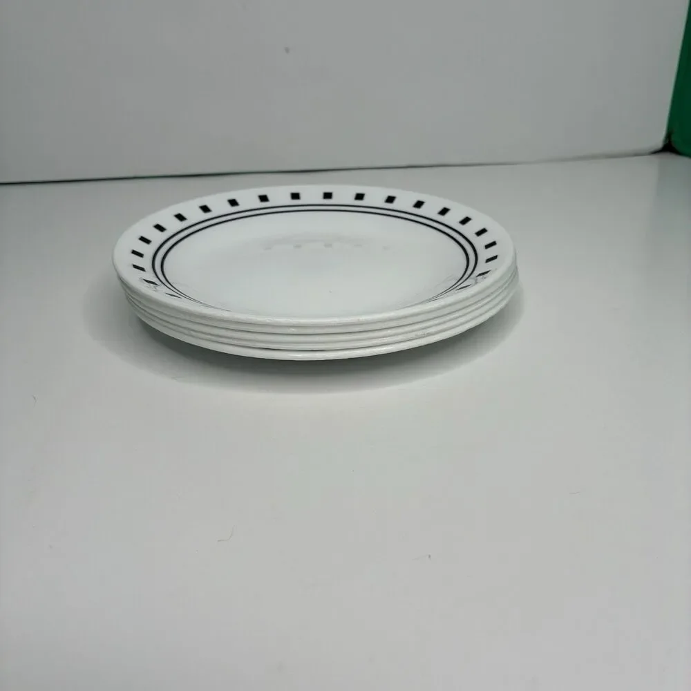 Corelle City Block Black & White 6 3/4